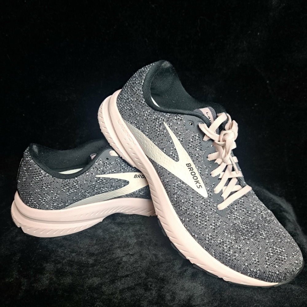 Brooks Launch 7 Running Athletic Shoes Gray/Pink Women's Sz 8.5 US (1203221B062) - Picture 5 of 11